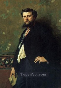  Edouard Canvas - Edouard Pailleron portrait John Singer Sargent